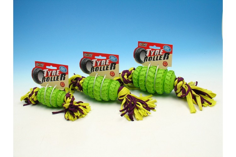 Rubber Tyre Roller with Rope